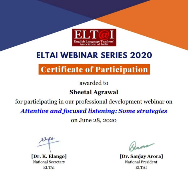 Ms. Sheetal Agrawal