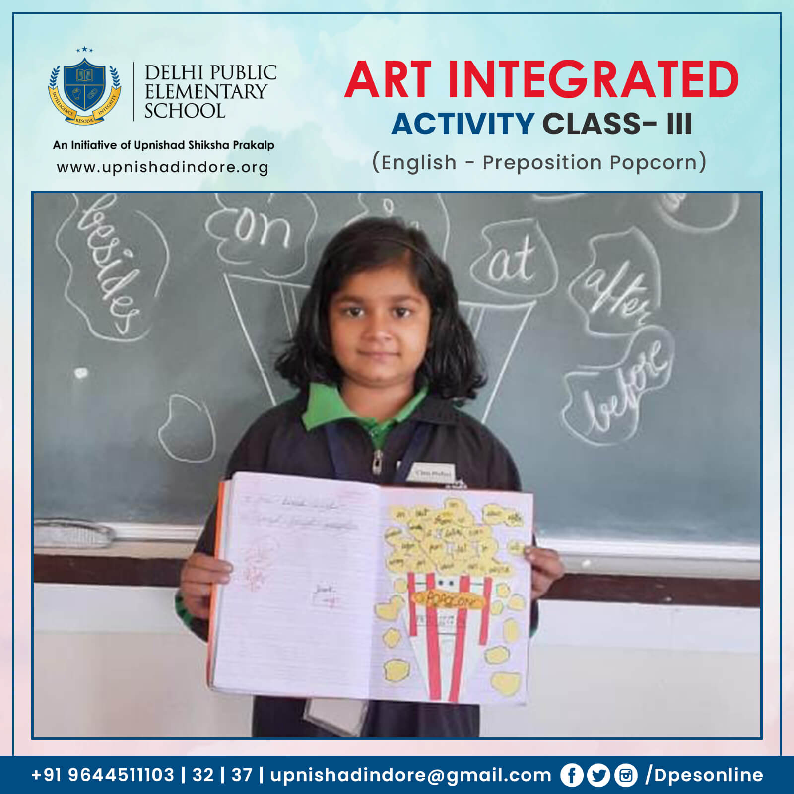 Art Integrated Activity – Class III – Delhi Public Elementary School